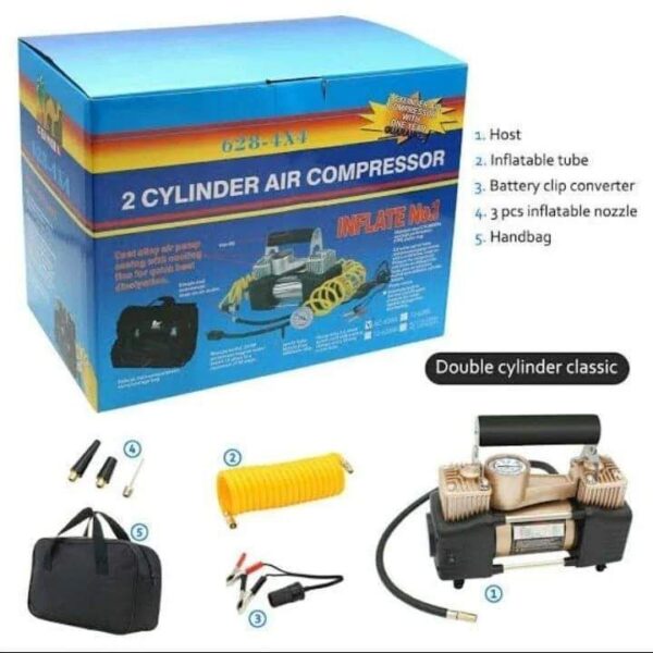 628-4X4 2 Cylinder Air Compressor Kit