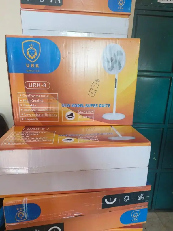 URK Remote-Controlled 16" Inch Standing Fan - Image 2