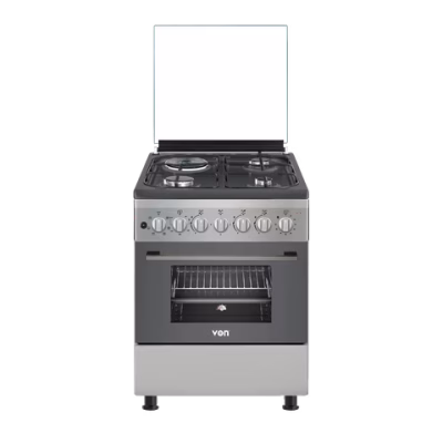 VON VCF61FFD 58x58 3-Gas+1-Electric Gas cookers