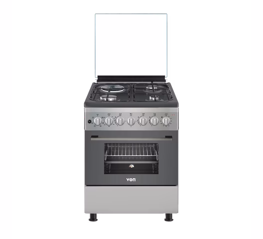 VON VCF61FFD 58x58 3-Gas+1-Electric Gas cookers