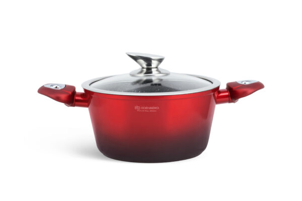 Edenberg EB5619 Wine-red 15pcs Cookware sets - Image 5