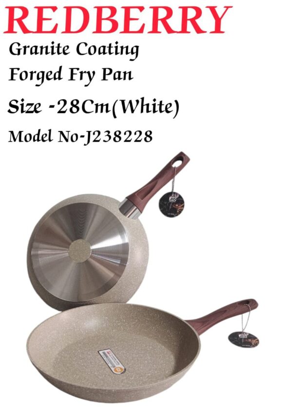 Redberry 28cm Granite Frying Pans - Image 4