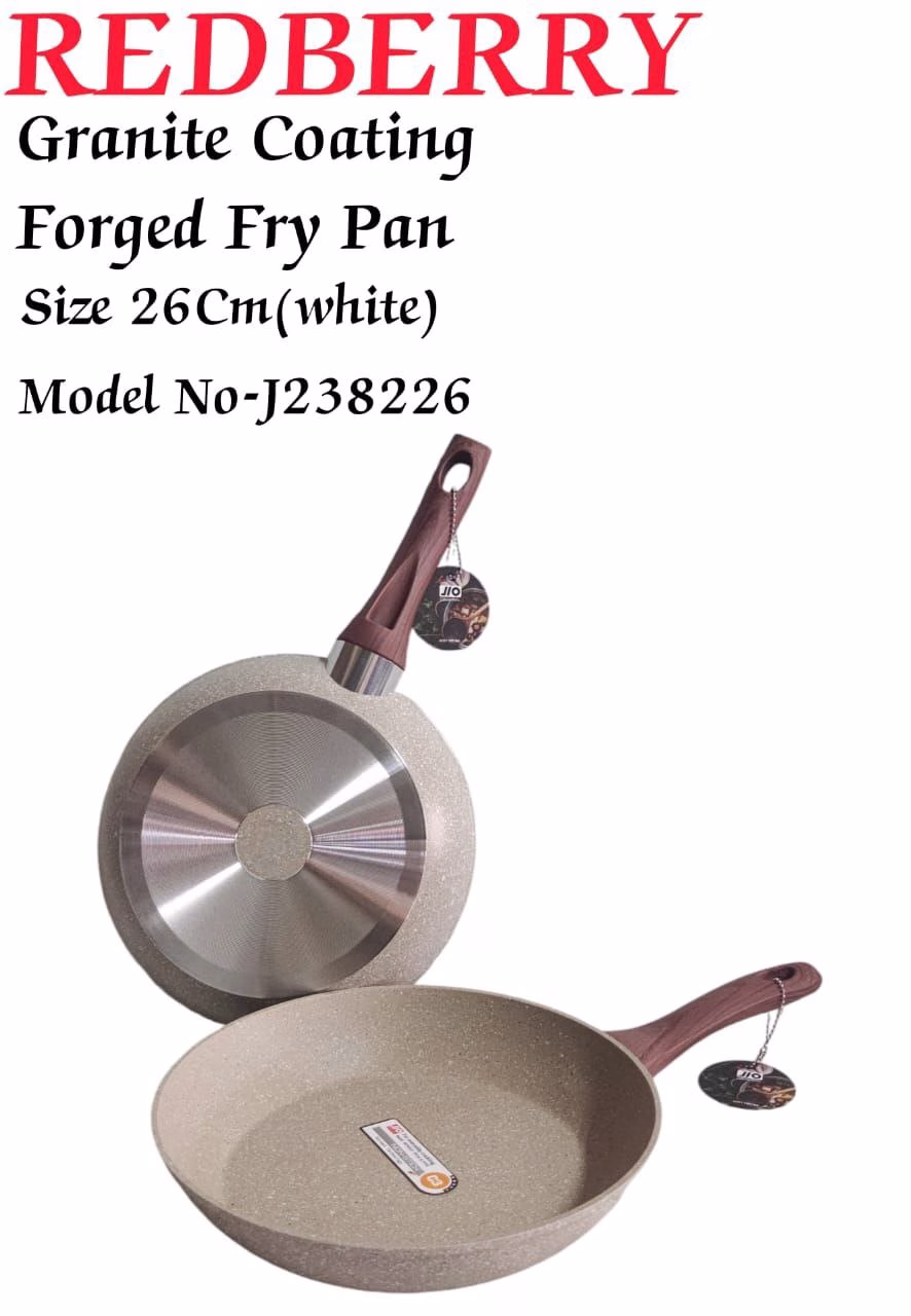 Redberry 26cm Granite Frying Pans - Image 3