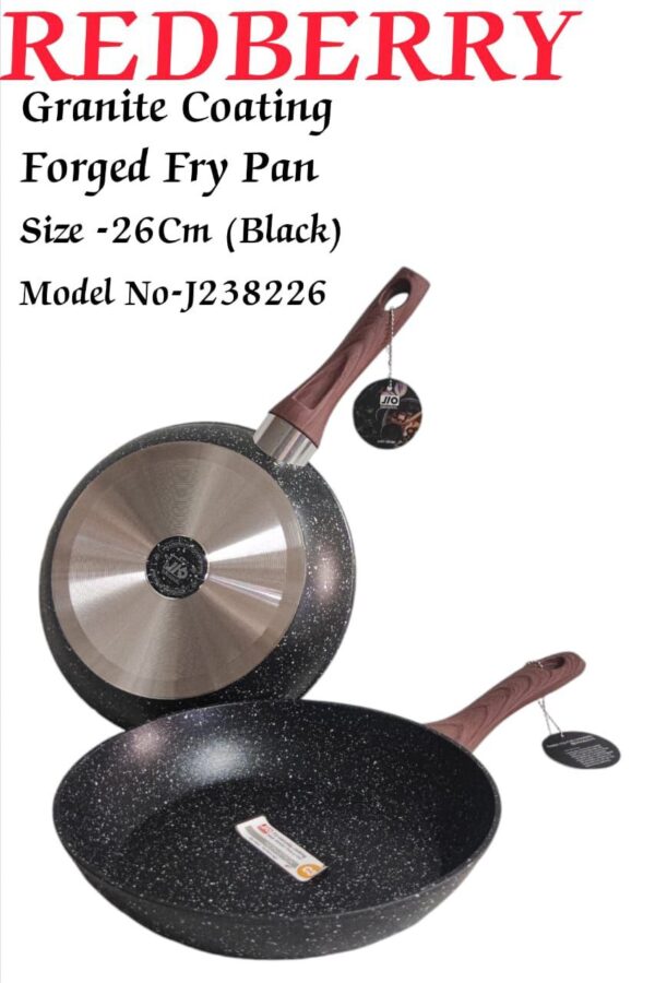 Redberry 26cm Granite Frying Pans - Image 2