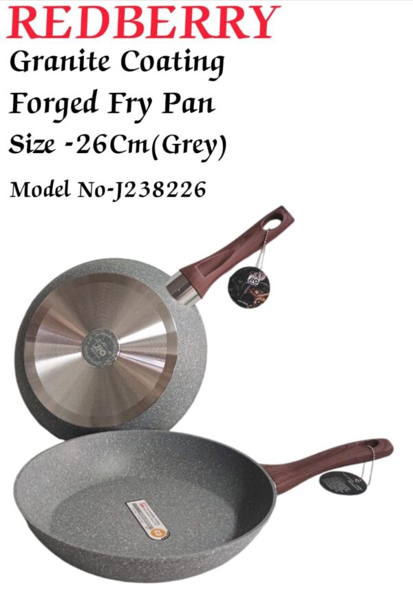 Redberry 26cm Granite Frying Pans - Image 4