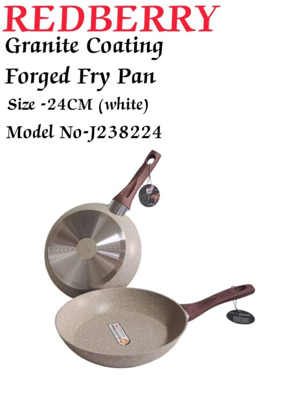 Redberry 24cm Granite Frying Pans - Image 4