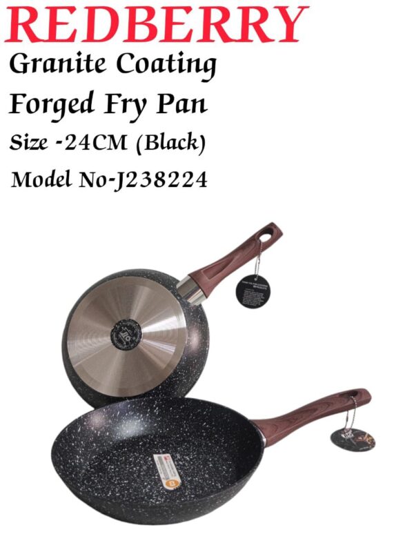 Redberry 24cm Granite Frying Pans - Image 2