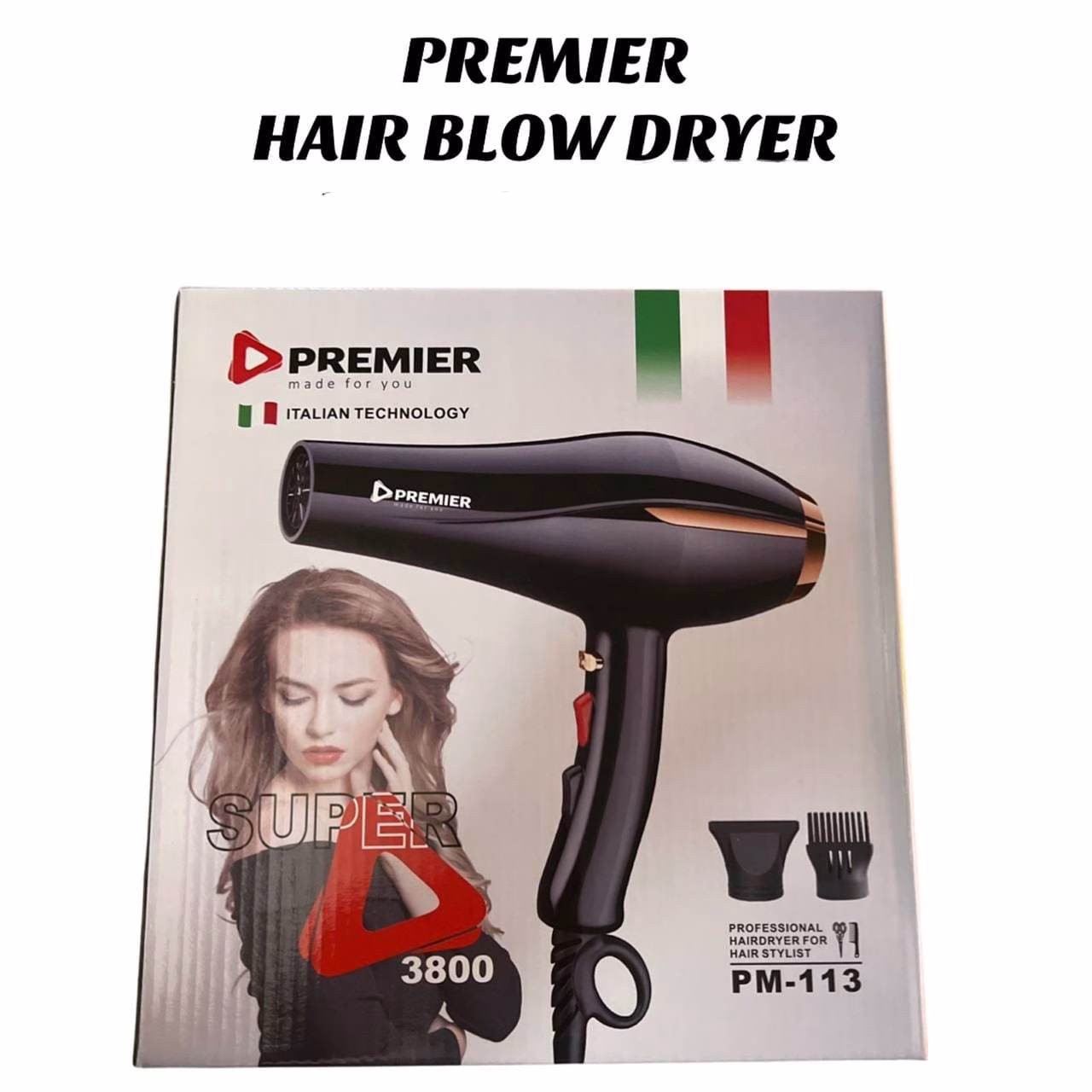 Premier PM-112 Super Professional Hair Dryers - Image 2