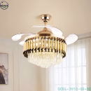Glolit GCDL-3053 5-Tier Chandelier with 42" Inch Ceiling Fan