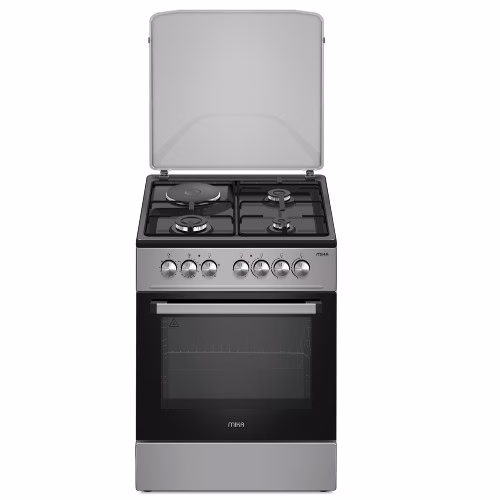 MIKA MST6060U31PSB 60x60 3-Gas+1-Electric Gas Cookers