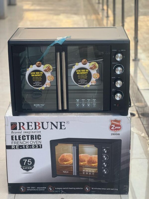 Rebune RE-10-031 75L French Door Oven - Image 2