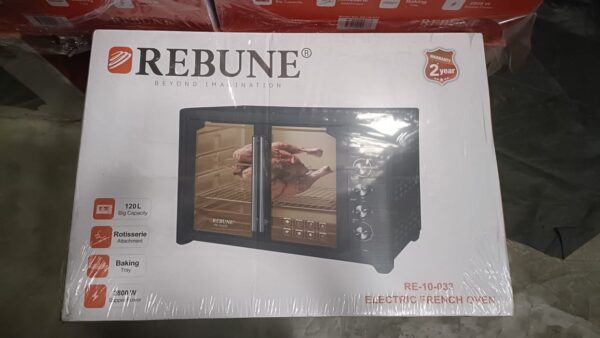 Rebune RE-10-033 120L French Door Oven - Image 2