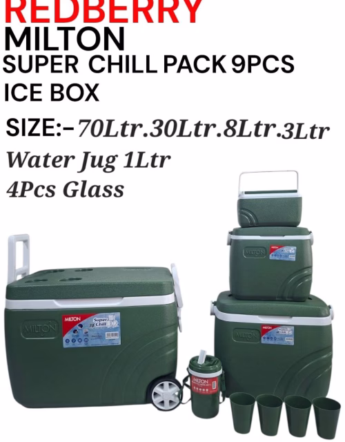 Redberry Milton 9pc Cooler Box Sets
