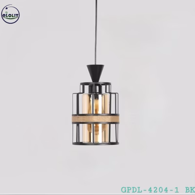 Glolit 4204-1BK Black Pedant Lights
