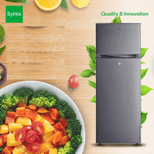 Syinix FD275BF02K 210L Double-Door Fridges