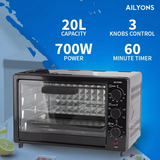 AILYONS EO-8018 20L Electric Oven - Image 3