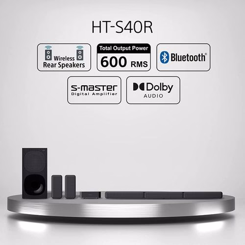Sony HT-S40R 5.1ch Home Cinema with Wireless Rear Speakers