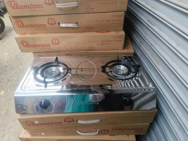 Ramtons RG-544 Stainless-Steel Tabletop Gas Cooker - Image 2