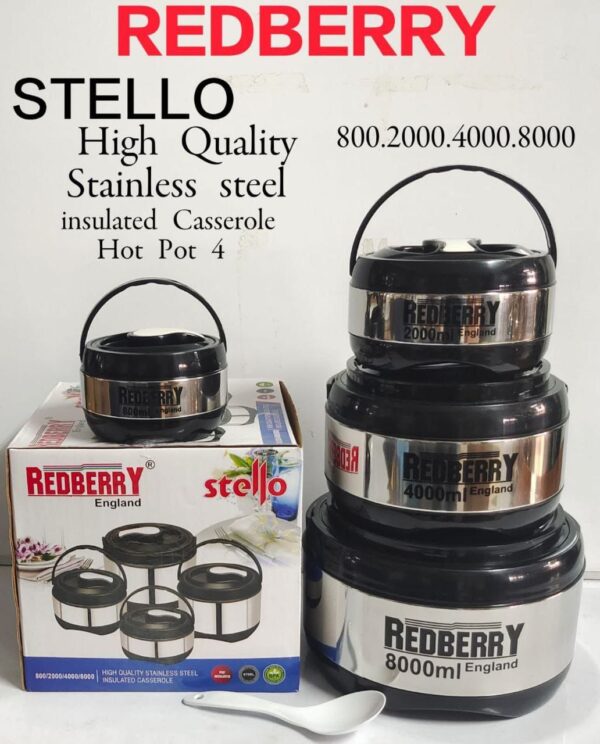 Redberry Stello 4pcs Casserole Hotpots