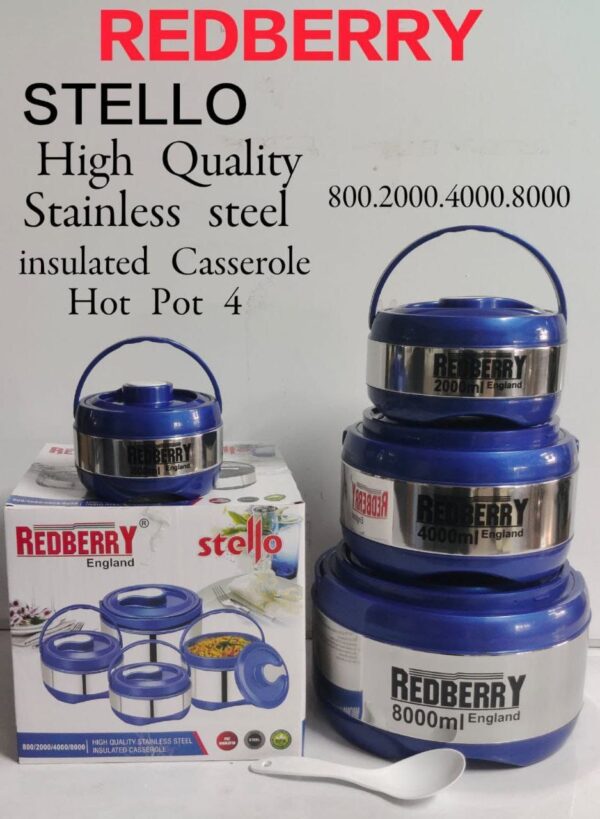 Redberry Stello 4pcs Casserole Hotpots - Image 2