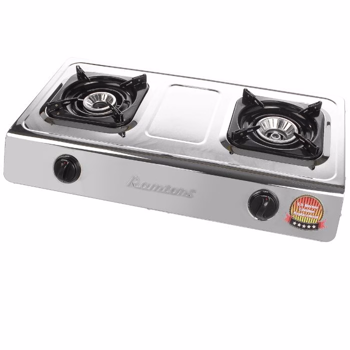 Ramtons RG-518 Stainless-Steel Tabletop Gas Cooker