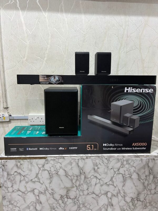 Hisense AX-5100G 5.1ch Soundbar - Image 2