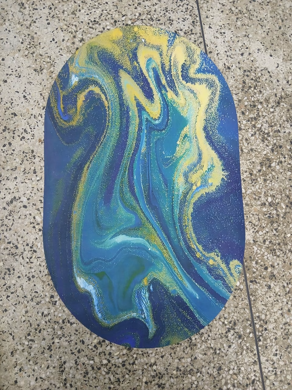 3D-Rubber Oval Bathroom Door Mats - Image 8