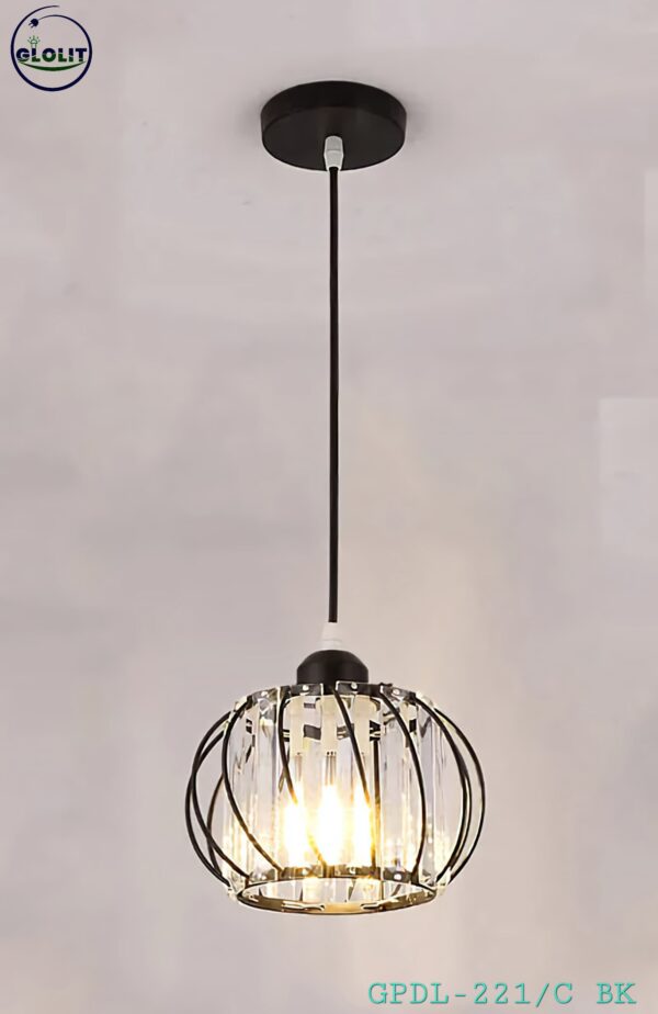 Glolit GPDL-221/C Black & Gold Chandeliers - Image 2