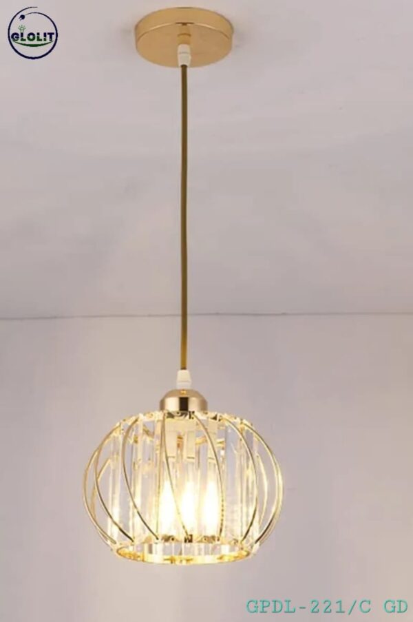 Glolit GPDL-221/C Black & Gold Chandeliers