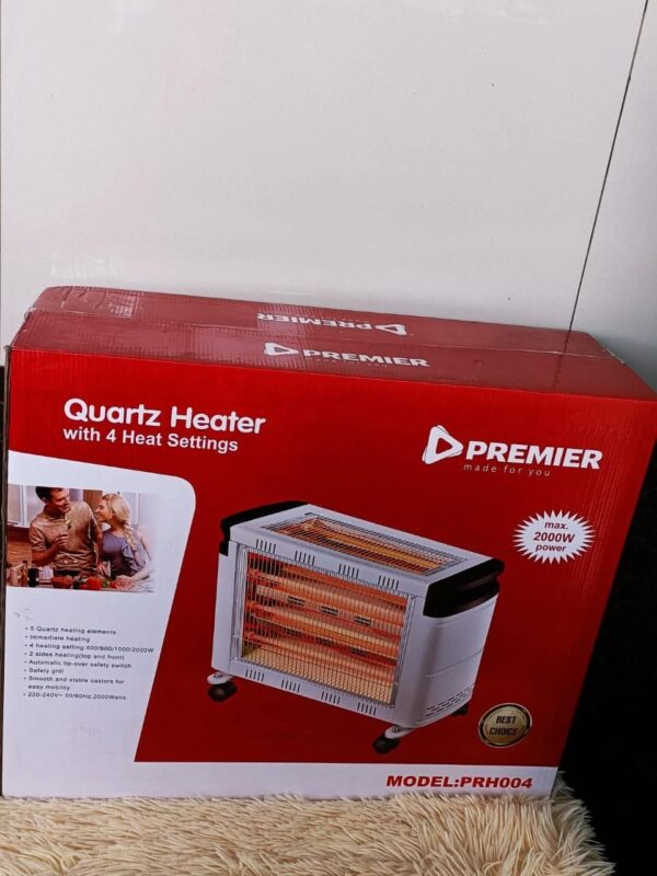 Premier PRH-004 3-Zone Quartz Halogen Room Heaters - Image 3