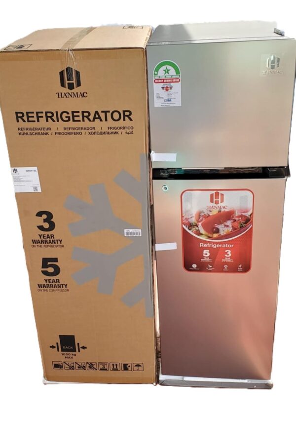 Hanmac HFD173l 173L Double-Door Fridges - Image 2