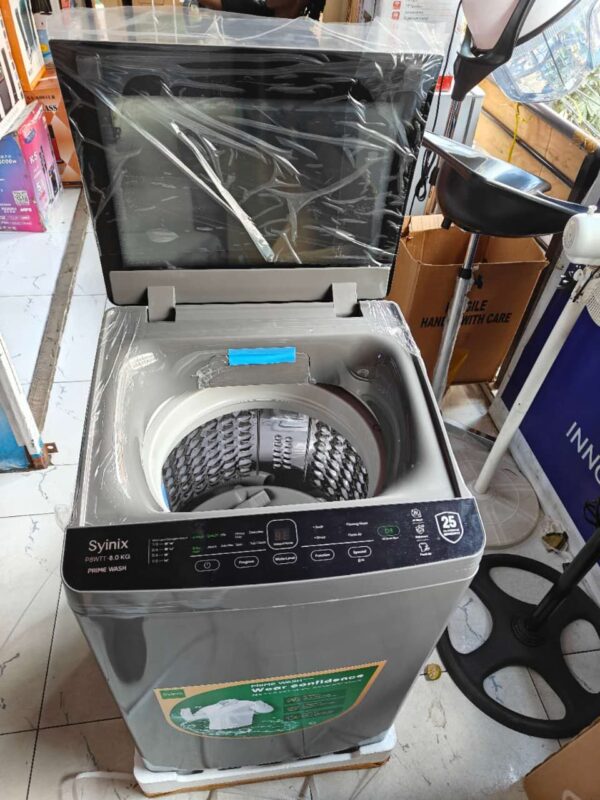 Syinix PW8TT 8Kgs Automatic Top-Load Washing Machine - Image 3