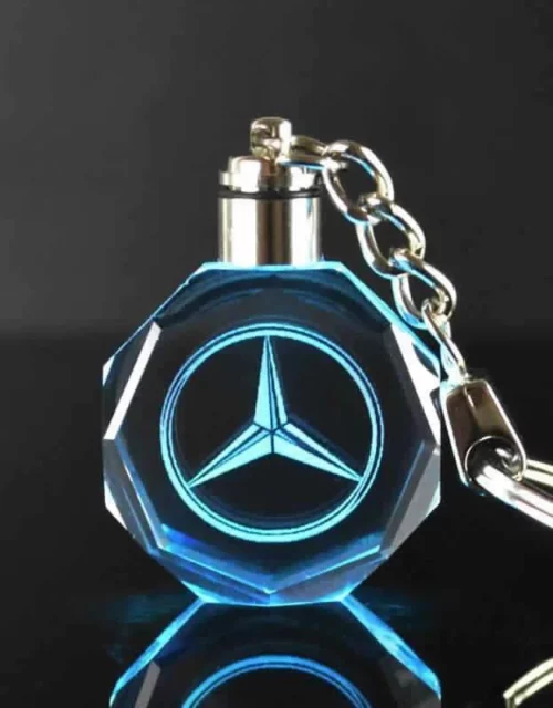 Car Branded Crystal LED Keychain