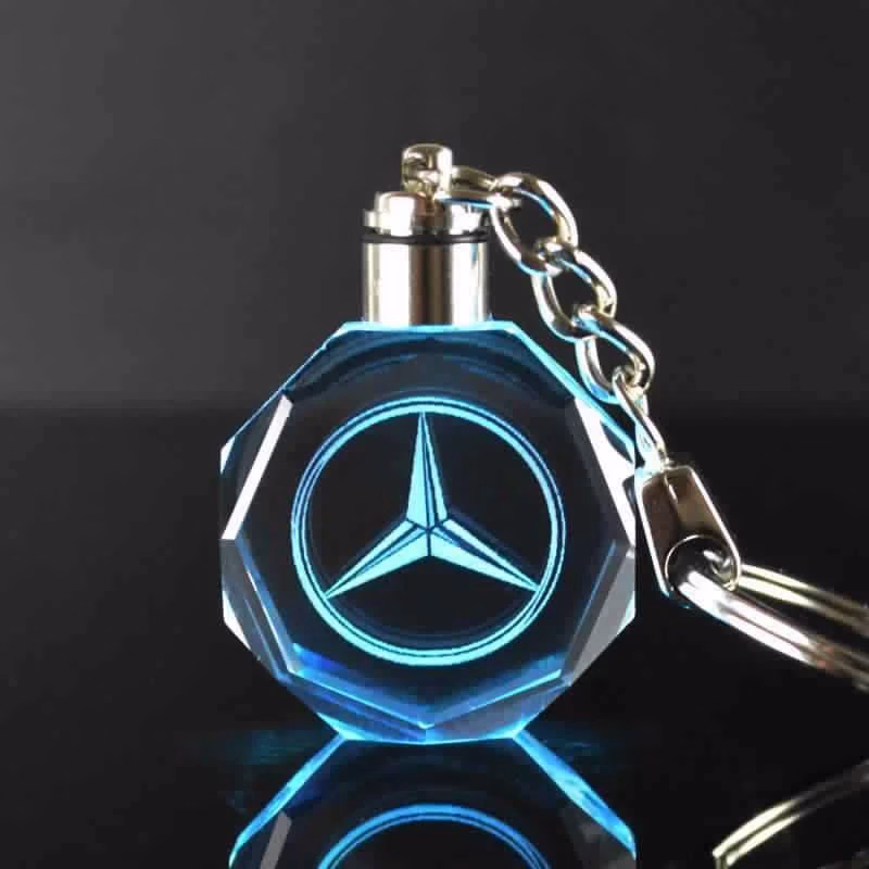 Car Branded Crystal LED Keychain