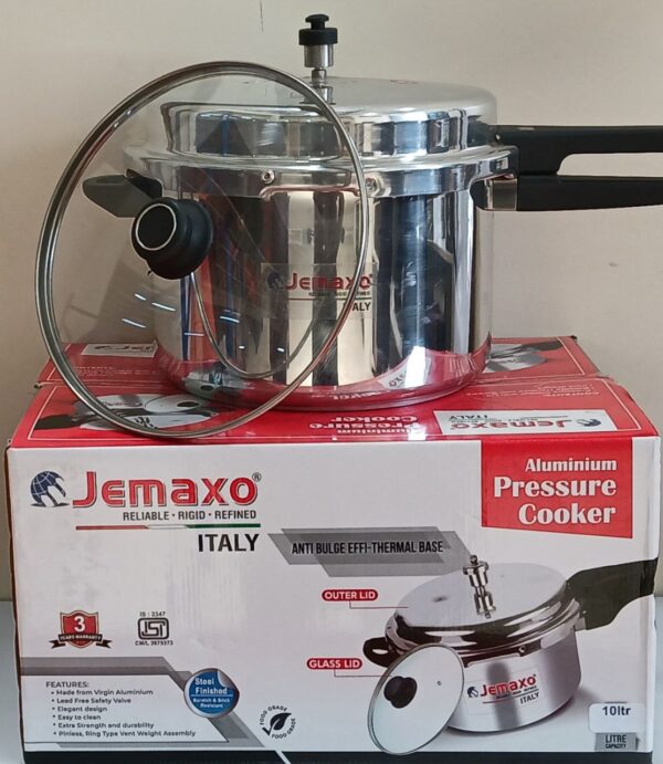 Jemaxo-Italy 10L Aluminum Pressure Cookers