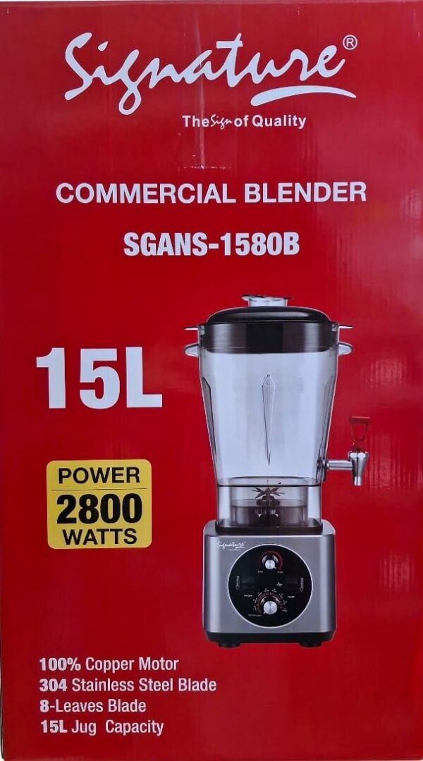 Signature SGANS-1508B 15L Commercial Blenders