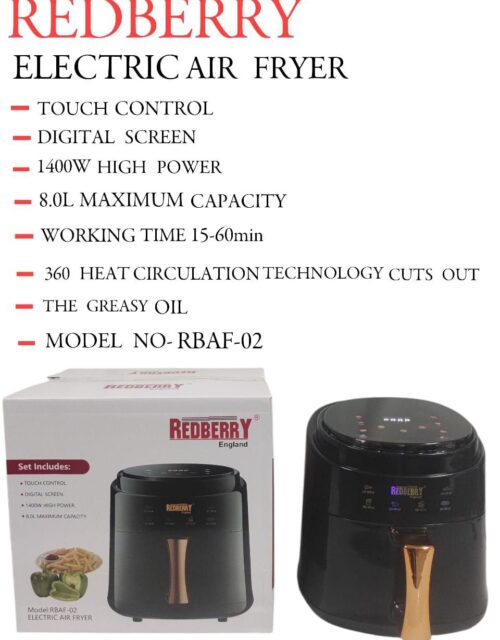Redberry RBAF-02 8L Electric Air Fryer