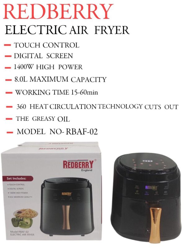 Redberry RBAF-02 8L Electric Air Fryer