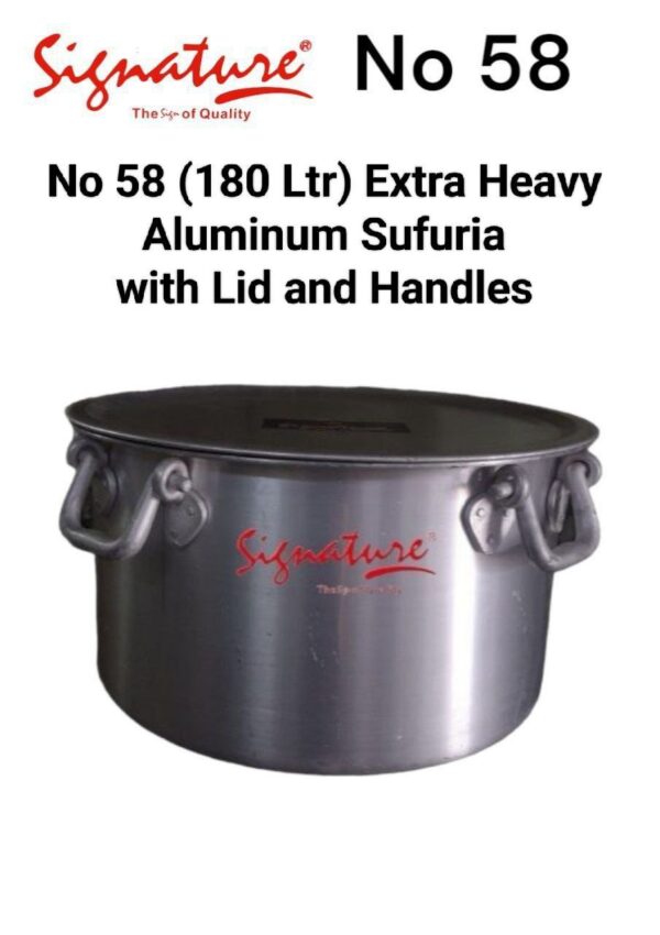 Signature Commercial Heavy-Duty Aluminum Sufurias - Image 9
