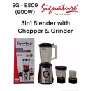 Signature SG-B809 3-in1 Blender with Chopper & Grinder