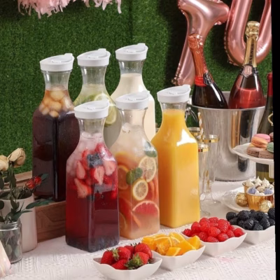 Carafe Acrylic 1L Pitcher Jars