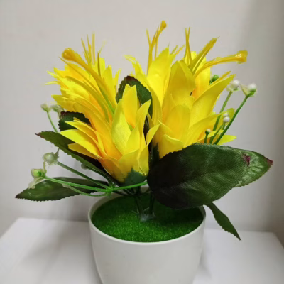 Mini Artificial Desk Flowers
