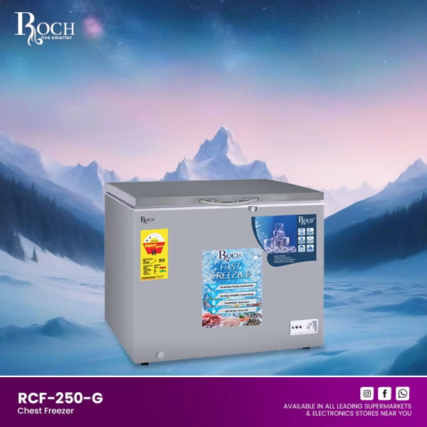 ROCH ⁠RCF-250-K-B 200L Chest Freezer - Image 2