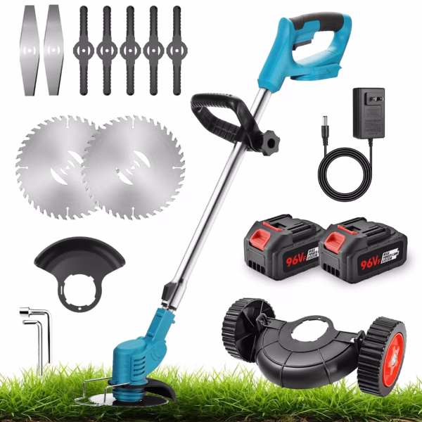 96V Cordless Two-Wheeled Lawn Mower