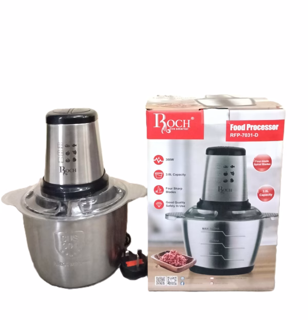 ROCH RFP-7031-D Stainless-Steel 3L Food Chopper