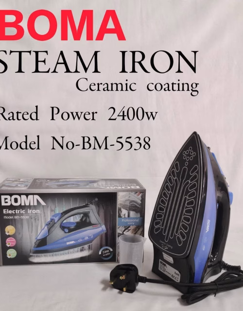 BOMA Ceramic-Coated Steam Irons