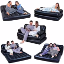 Intex 5-IN-1 Inflatable Sofa Bed with Manual Pump