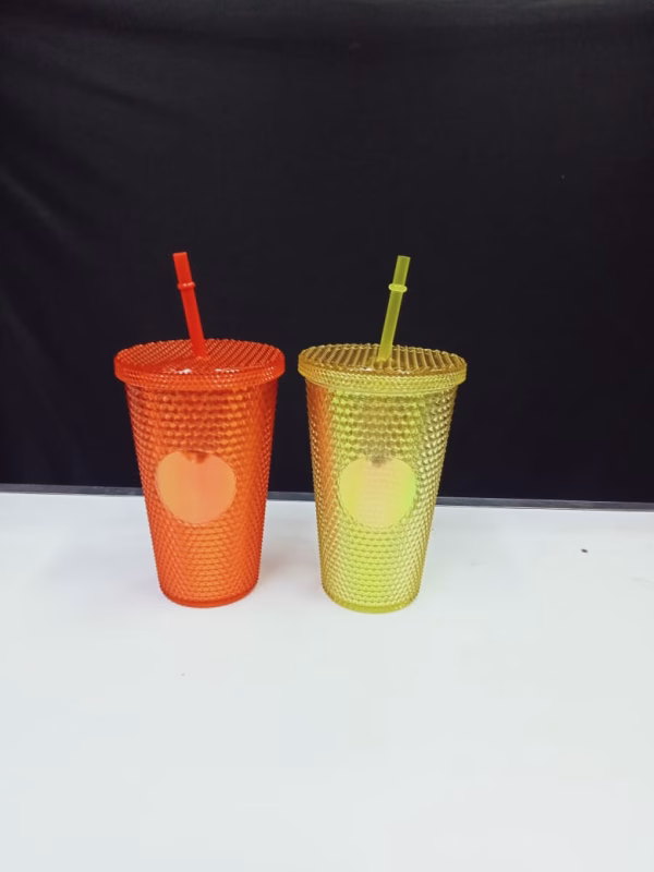 Portable Tumbler With Lid & Straw - Image 2