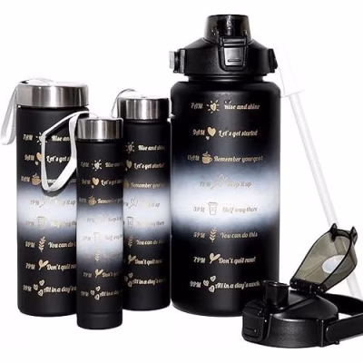 Generic 4-in-1 Motivational Water Bottles