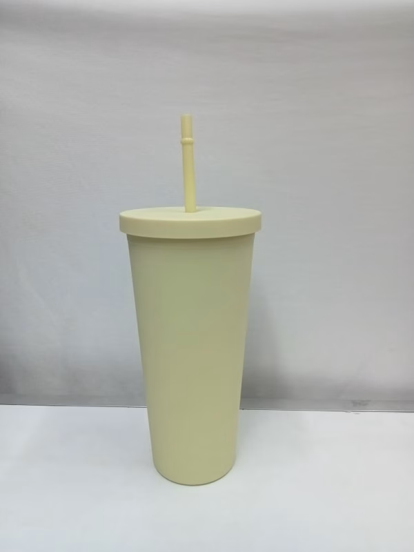 Portable Tumbler With Lid & Straw - Image 3